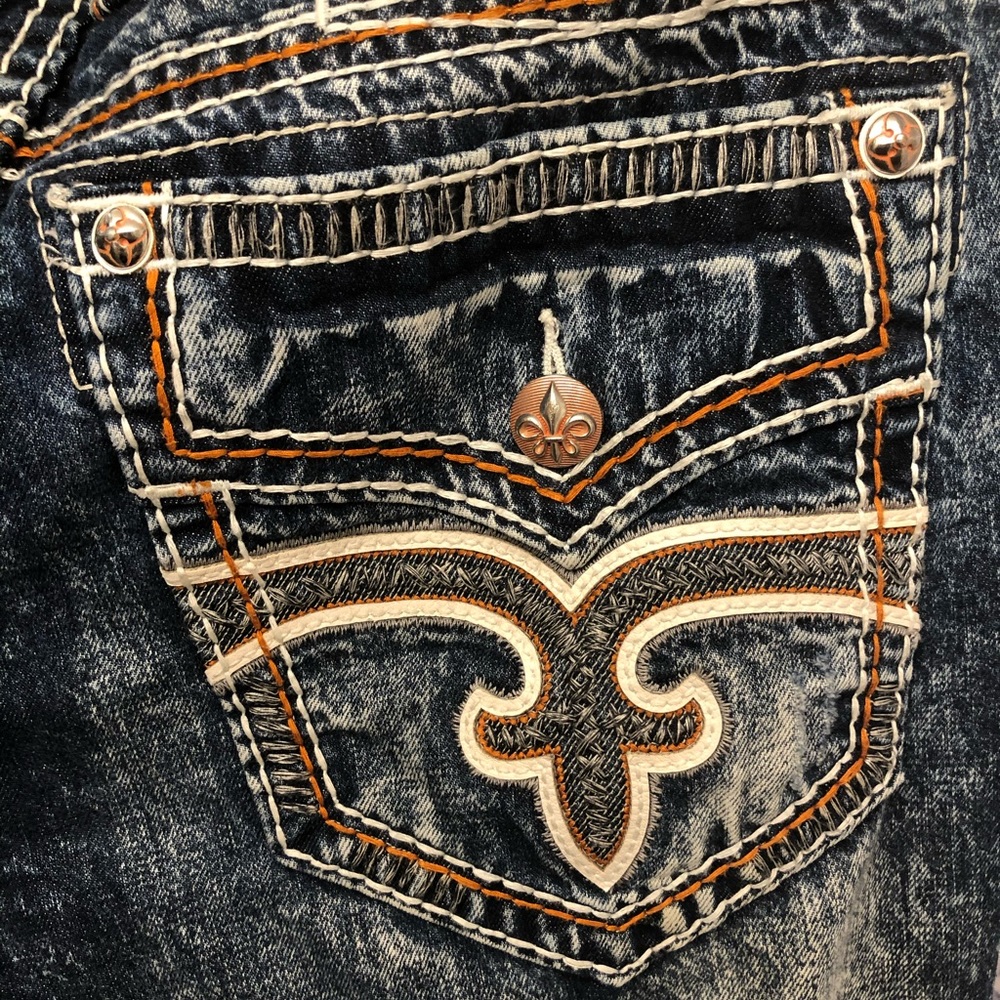 Men’s Rock Revival Jeans Dark Wash